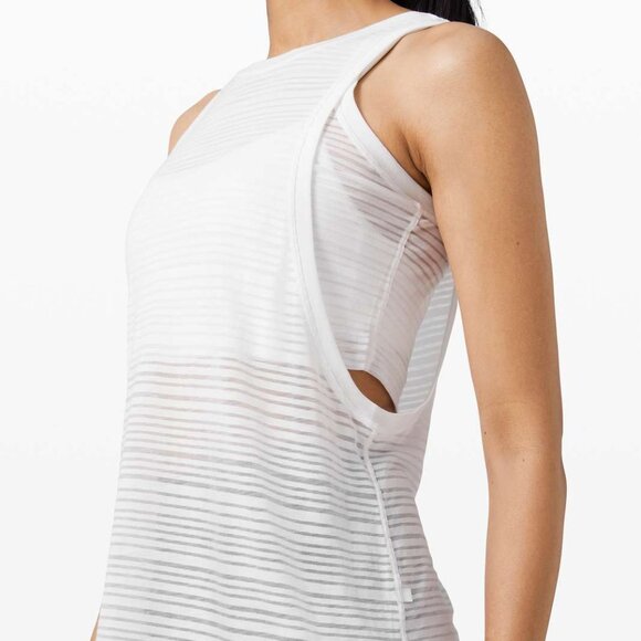 [Lululemon] Clear and Present Muscle Tank White 6 - Picture 2 of 8